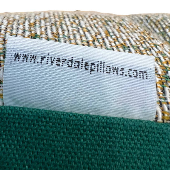 VTG Riverdale Window Scene Christmas Tree & Snowman Tapestry Needlepoint Pillow - Picture 4 of 5